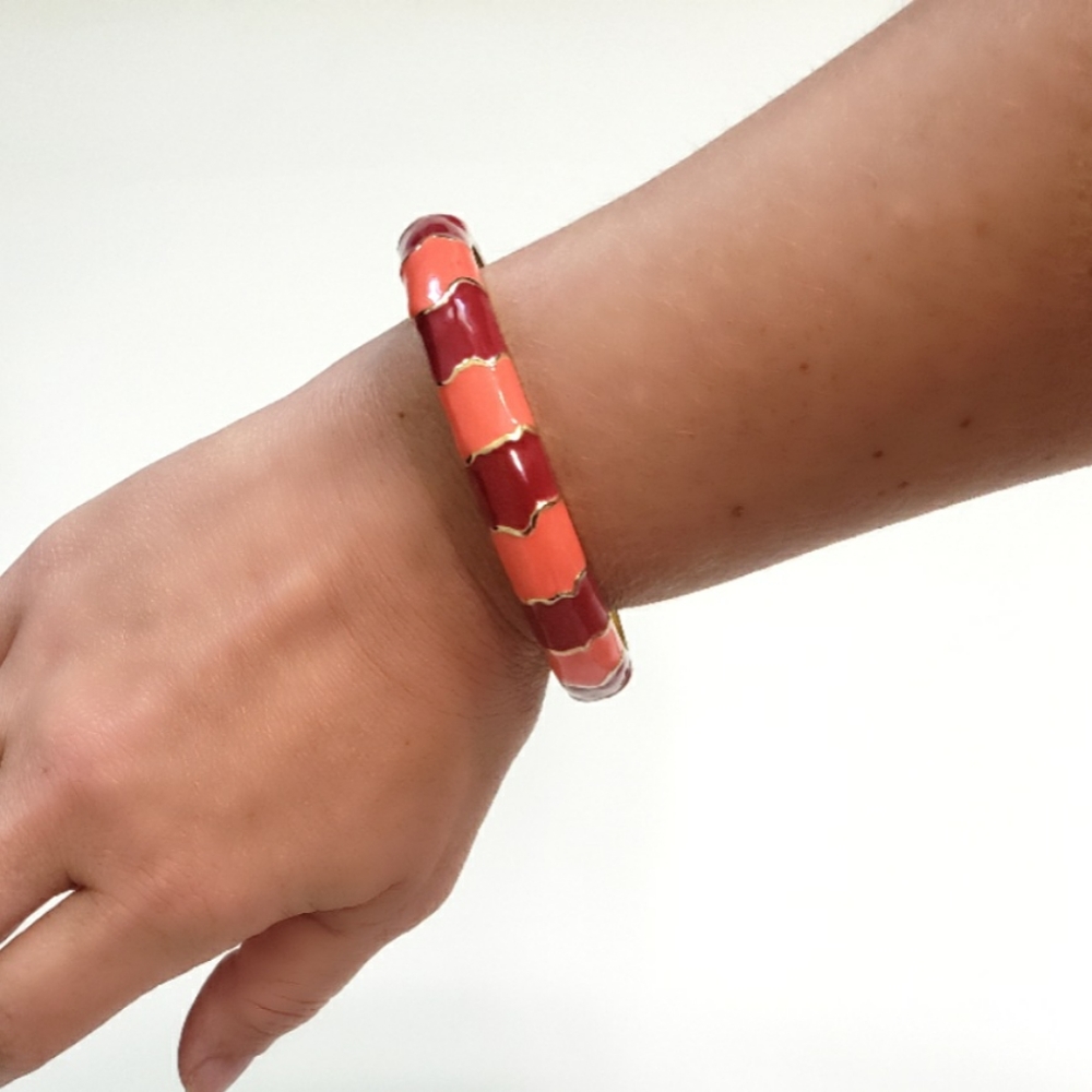Colorblock Resin Bracelet